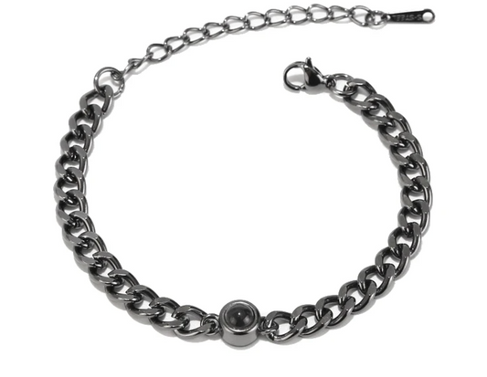 Photo Projection Bracelet (Stainless Steel)